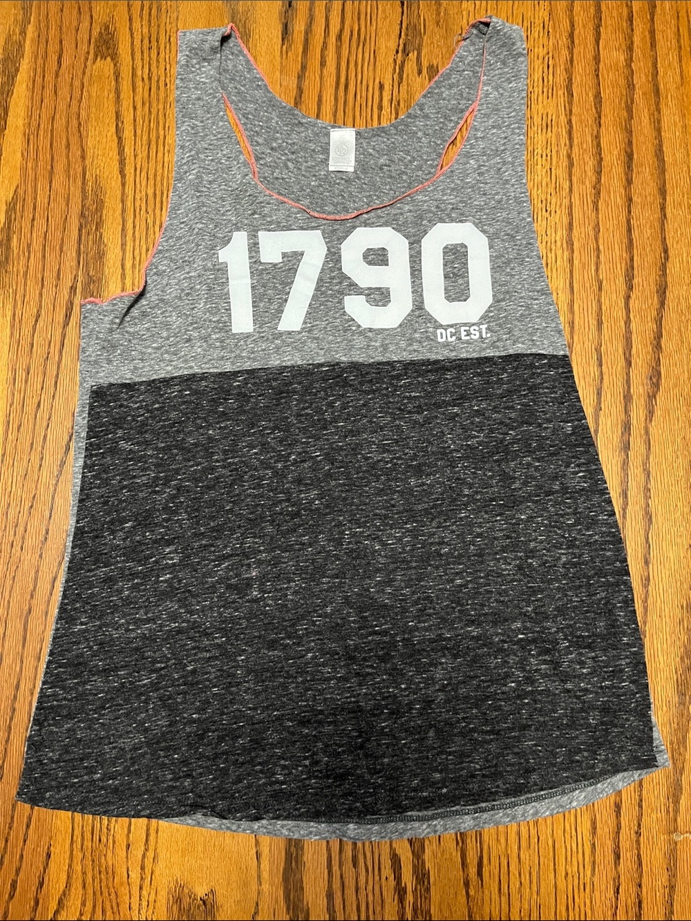 Two-Tone Gray Tank Top